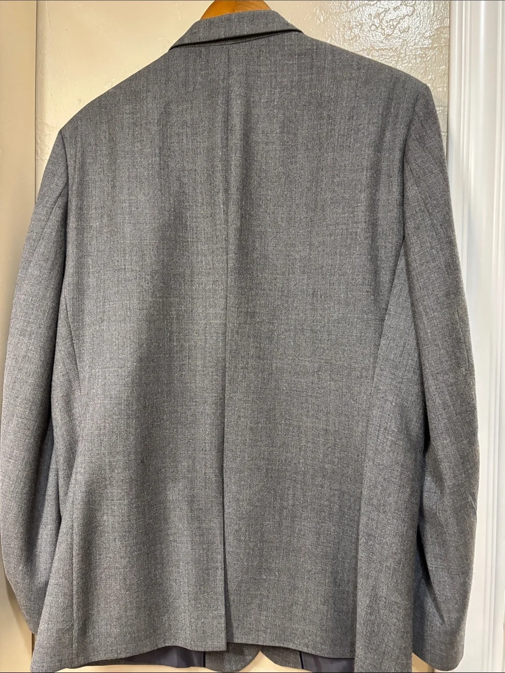 Banana Republic Men's Gray Single-Breasted Blazer - Classic Tailored 44R